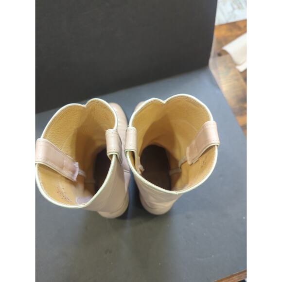 Justin Womens Size 6B Light Pink L3714 Leather Roper Cowboy Western Boots 124901 - Picture 7 of 10